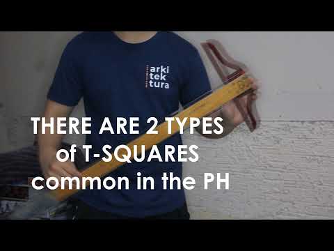 How To Use the T-Square and Triangles Properly