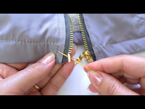 The 2 minutes zipper fix tailors don't want you to know! 😍✔️