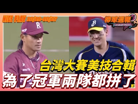 【2025棒球週報】NicePlay - 台灣大賽美技太多太精彩!這幾個月沒有棒球該怎麼辦? #中華職棒 #台灣大賽 #niceplay