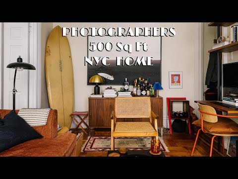 Coastal Inspired 500 Sq Ft NYC HOME of a Photographer | NYC APARTMENT TOUR