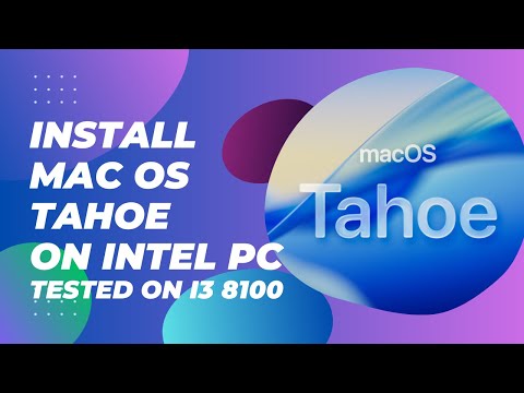 Hackintosh Tutorial: Install macOS Tahoe on Intel 8th-Gen (Beginner Friendly)