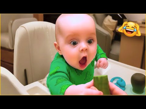 Funniest Baby Giggles & Reactions 2025 😍 Try Not To Laugh Challenge!
