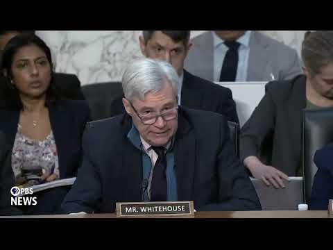 WATCH: Sen. Whitehouse questions Patel in confirmation hearing