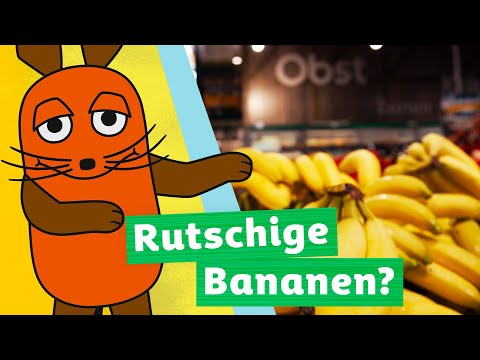 Warum sind Bananenschalen so rutschig? | Die Maus | WDR
