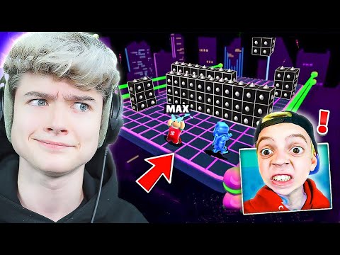 Ich CHEATE Heimlich im KRONEN BATTLE gegen KLEINEN JUNGEN bis ER AUSRASTET in Stumble Guys