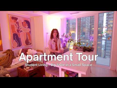 How a Student Styled Their 450 Sq Ft Shared Apartment in Toronto – FULL TOUR