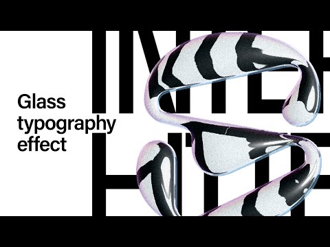 Creating glass typography in Photoshop and Illustrator in 3 minutes
