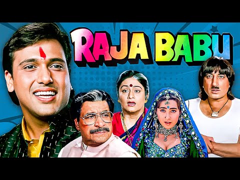 Raja Babu Full Movie [4K] GOVINDA, KADER KHAN, KARISMA KAPOOR | 90s Hit Movie