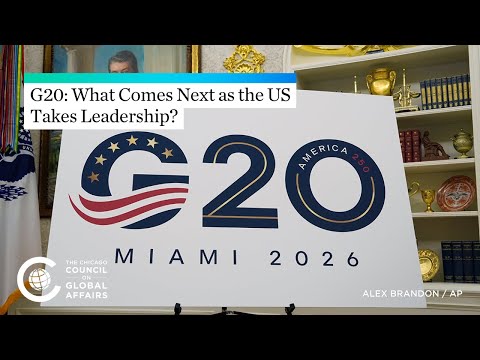 G20: What Comes Next as the US Takes Leadership?