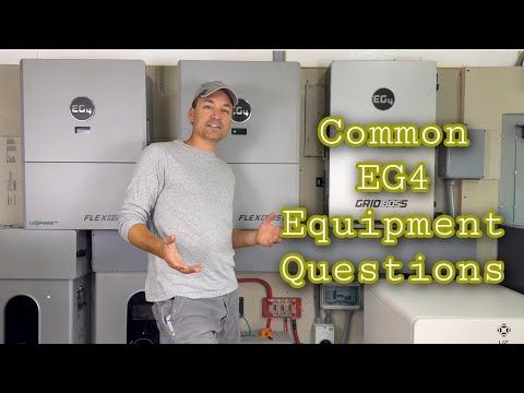FAQ: EG4 PV voltage on inverters? How to add more batteries? Load port on Flexboss with Gridboss? 