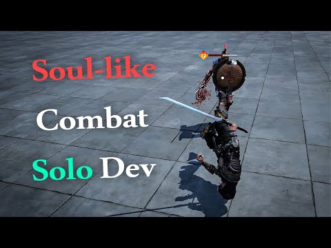 How to make AAA soul-like combat Solo /unreal engine 5