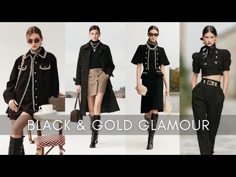 Chanel Christmas Style | Golden Glamour Black & Gold Winter Classic