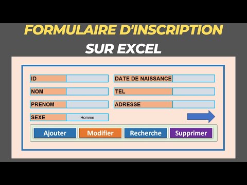 registration form on excel | database easily on excel
