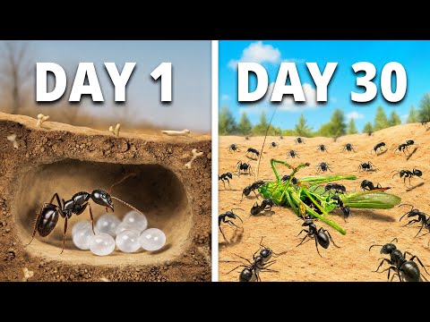 Simulating an Ant Colony For 30 Days