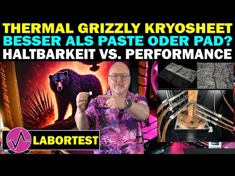 Thermal Grizzly KryoSheet analysiert und gestetet - Haltbarkeit vs. Performance in Theorie & Praxis