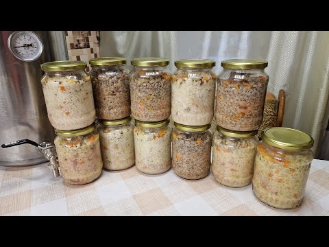 ВКУСНЫЕ КАШИ С МЯСОМ КОНСЕРВЫ В ПОЕЗДКУ ГОТОВИМ В АВТОКЛАВЕ FANSEL 2 ВКУСНЫЕ РЕЦЕПТЫ@obovsemsmarusey