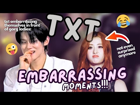 just txt embarrassing themselves (ft. le sserafim, bts, seventeen, enhypen, stayc, and more!)