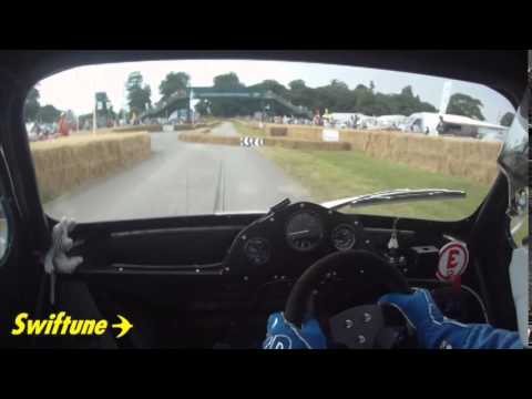 Ian Medcalf Swiftune powered Fiat 500 Cholmondeley Pageant Of Power 2014