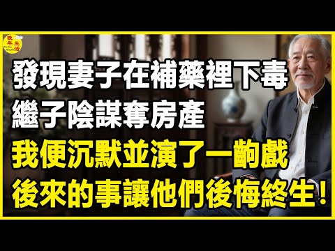 我62歲，發現妻子在補藥裡下毒，繼子陰謀奪房產，我便沉默並演了一齣戲，後來的事讓他們後悔終生！#晚年生活 #中老年生活 #為人處世 #生活經驗 #情感故事 #幸福人生 #上了年紀該明白的事