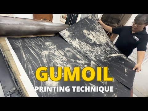 Gumoil Printing Technique - Step by Step