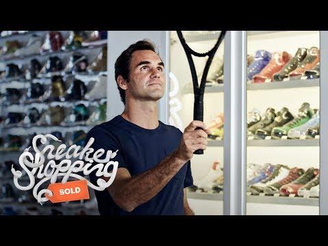 Roger Federer Goes Sneaker Shopping With Complex