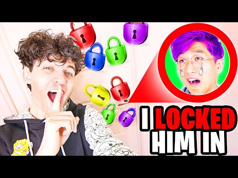 Can We Escape 12 LOCKS *IN REAL LIFE*!? (Let's Play 12 LOCKS CHALLENGE IN REAL LIFE!)