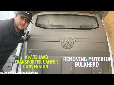 Removing VW T5 Bulkhead (Motexion) | Part 6 | T5 Camper Conversion