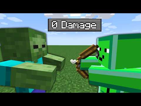 Can I Beat Minecraft without Attacking?