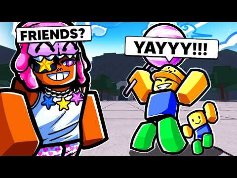 I Met The NICEST KID in The Strongest Battlegrounds..