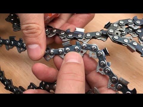 Как отличить оригинальную цепь STIHL от подделки