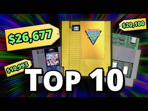Top 10 Most Expensive NES Games!