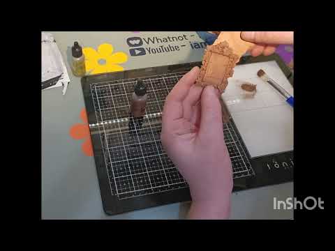 Tim Holtz Foundry Wax + Air dry clay 