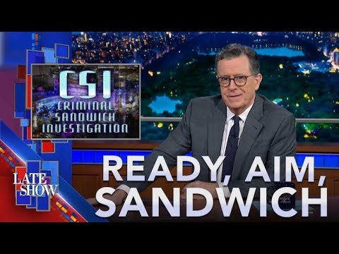 The Late Show CSI: Criminal Sandwich Investigation