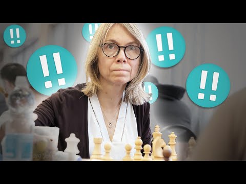 GM Pia Cramling Plays BRILLIANT Chess Game