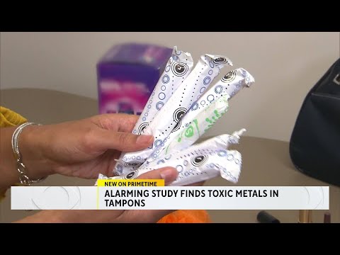 Alarming study finds toxic metals in tampons