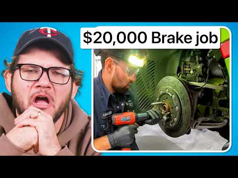 Mechanics React To Expensive Supercar Fails (pt. 2)
