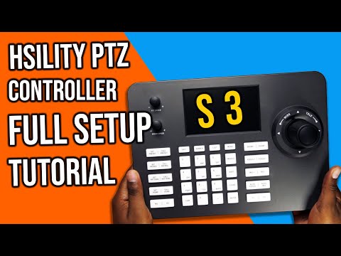 HOW TO SETUP HSILITY S3, PTZ IP Controller | LEFTEK S3 Connect & Control PTZ Cameras Tutorial