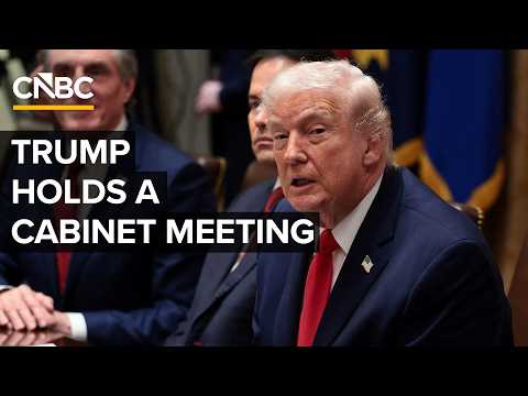 President Trump participates in a Cabinet meeting at the White House — 3/26/2026