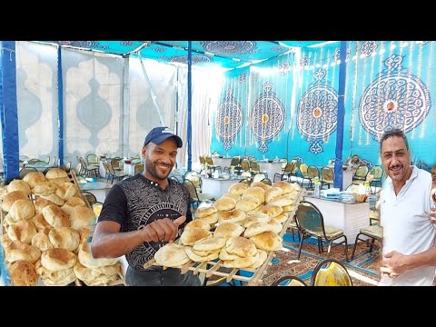 How to make wedding bread from the biggest wedding in Kafr El-Dour, in a very easy way and with a...