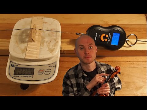 О натяжении струн. Эксперимент.