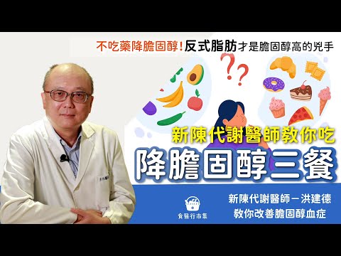 不吃藥降膽固醇？名醫：降膽固醇三餐這樣吃