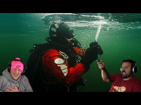 Divers React to diver who stabbed himself in the heart to avoid drowning