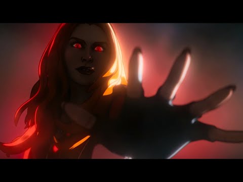 Scarlet Witch action scenes from the cartoons Compilation(1992-2025)