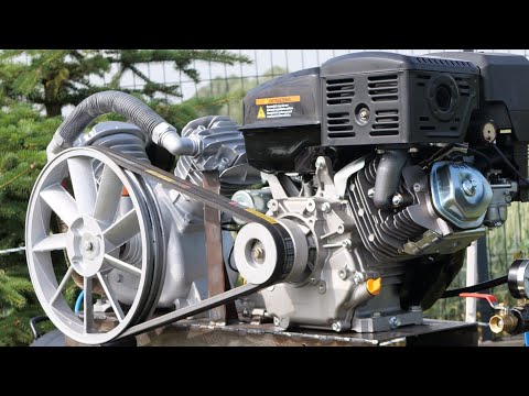 I built this with a 420cc engine and a pump – it really works