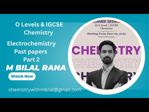 Electrolysis Past Paper Questions | IGCSE & O Level Chemistry | Step-by-Step Explanations part 2