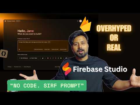 MIND-BLOWING Google Firebase Studio AI Tool Secrets Revealed in Hindi