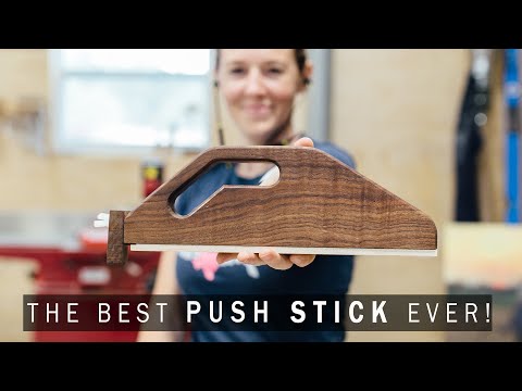 Best Best Push Stick Ever - Adjustable Fancy Tail Stock :)