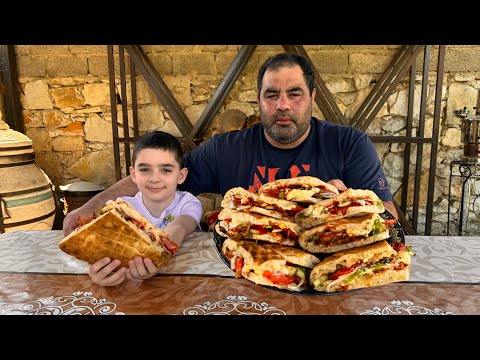 Homemade shawarma recipe  My son loves it very much!!!!!