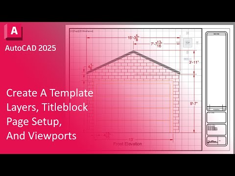 How To Create a TEMPLATE In AutoCAD (Layers, Titleblock, Page Setup, Viewports)