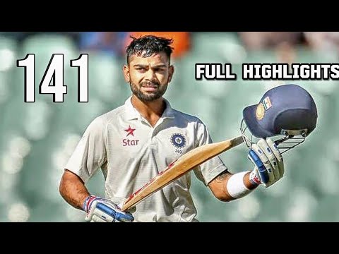 Virat Kohli 141 (175) vs Australia (Ball By Ball) Adelaide 1st Test BGT 2014/Virat Kohli 141 VS Aus